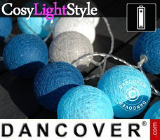 Lampes LED CosyLightStyle 30 Camaïeu de bleu