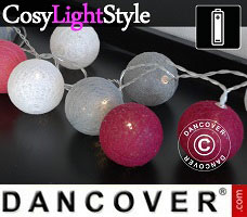 Lampes LED CosyLightStyle 30 Camaïeu de rose